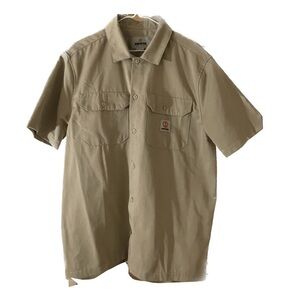 AMNESIA Short Sleeve Workwear  shirt